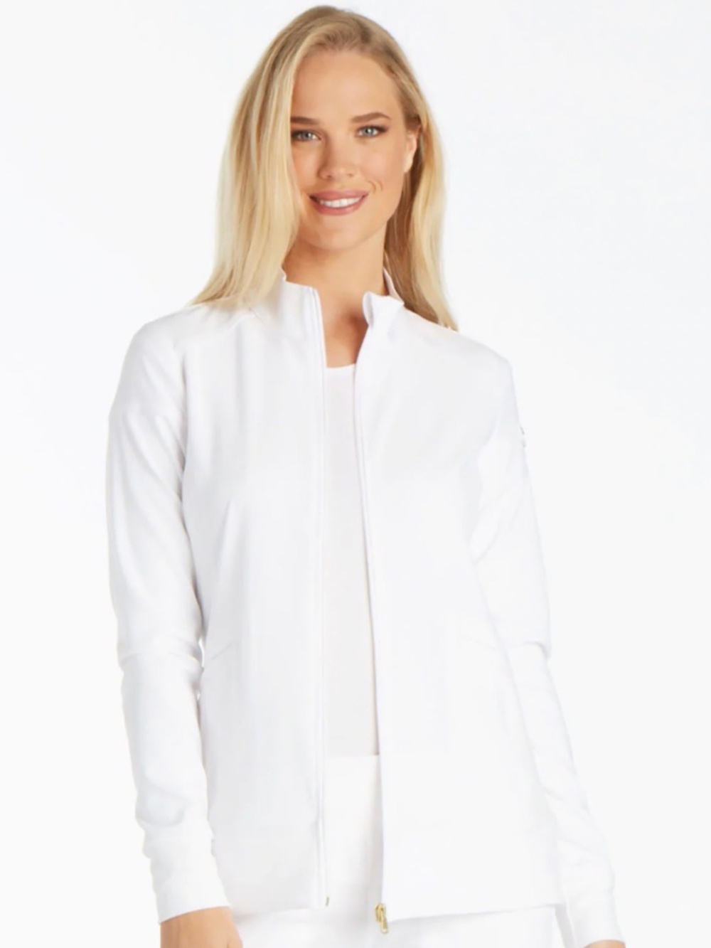 Cherokee White Women's Zip-Front Jacket